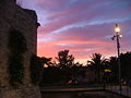 Alcudia muralla sunset.JPG